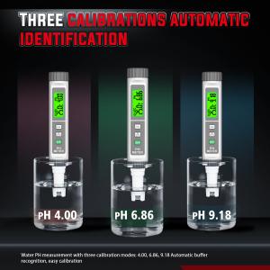 HABOTTEST 630 pH Meter: Portable Digital Water Quality Tester with Automatic Temperature Compensation (ATC)