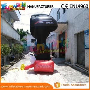 China 4m Height Advertising Inflatables Yamaha Shape Red and Black supplier