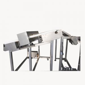Customized Incline Conveyor Belt Metal Detector For Food Industry Processing Products Sorting