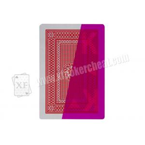 China Paper Playing Cards O-MEGA Invisible Marked Cards For Contact Lenses Poker Cheat supplier