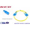 SM Duplex SC/UPC-SC/UPC 2.0mm Fiber Optic Patch Cord PVC LSZH 1.0m