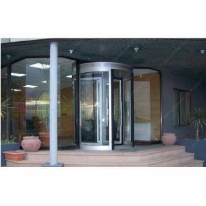 China 12mm Aluminum Alloy Automatic Revolving Door For Hotel ISO9001 supplier