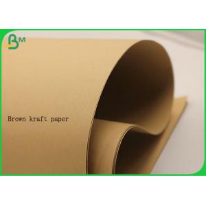 China Size Custom Brown Kraft Paper Roll 400GSM For Making Gift Wrapper Paper supplier