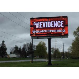China Aluminum / Steel Outdoor Led Display Panels , P8 Outdoor Led Advertising Signs supplier