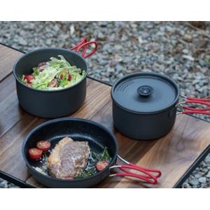 3-4 Person Camping Cooking Set Outdoor For Backpacking Camping Hiking Picnic