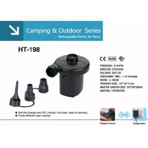 China HT-198 Rechargeable Electric Air Pump In Camping & outdoor supplier