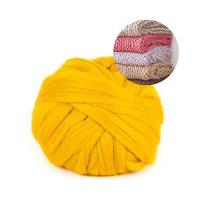 100% Wool 1/0.04NM Soft Fluffy Chenille Yarn For Knitting Baby Blanket