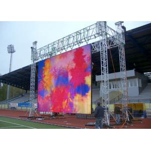 China Constant Current P10 Outdoor Rental LED Screen , Horizontal Scrolling LED Display supplier