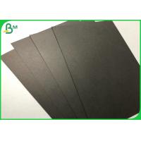 China Smooth 12 x 12'' In Sheet 300gsm Thick Black Cardstock For ScrapBooking on sale