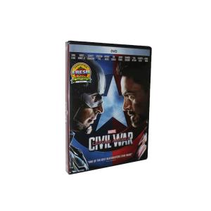 Wholesale Captain America Civil War DVD Movie Action Adventure Science Fiction Film Movie DVD