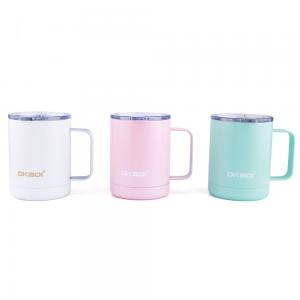 private label new eco one insulated beeg mug, stainless steal tumbler thermo cup with lid