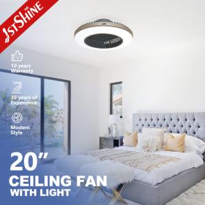 China Smart App Control LED Ventilador de Tecto Invisível Para Quarto 20 polegadas 27W supplier