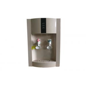 Plastic Tabletop Water Cooler Dispenser Grey Color 500W Heating Power High Efficiency