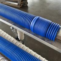 China Low density Double Wall Corrugated Pipe Machinery 50-160mm HDPE Pipe Extrusion Machine on sale