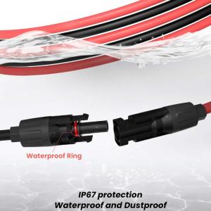 China 10AWG PV Extension Cables Solar Panel Accessories For Portable Solar Panel supplier