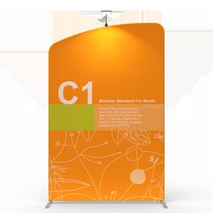 230gsm 30mm Modular Exhibition Display Promotional Booth Displays For Contractor Live