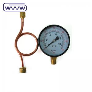 China 60mm 100mm High Pressure Meter Gauge With Radiating Tube Water supplier
