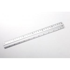 Silver 30cm Aluminium Extrusion Profiles Alkali Anodized Aluminum Ruler