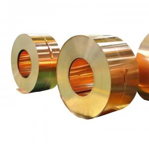 China 99.99% Copper Strip Coil C61300 C61400 Thick 5mm 26 Gauge Copper Brass Sheet Roll supplier