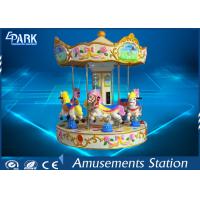China Fiberglass Kiddy Ride Horse Carousel Ride Outdoor Playgroud Amusement Park Equipment on sale