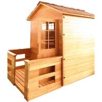 China Red Cedar Wood Outdoor Dry Sauna 2 Person With Electric Stove on sale