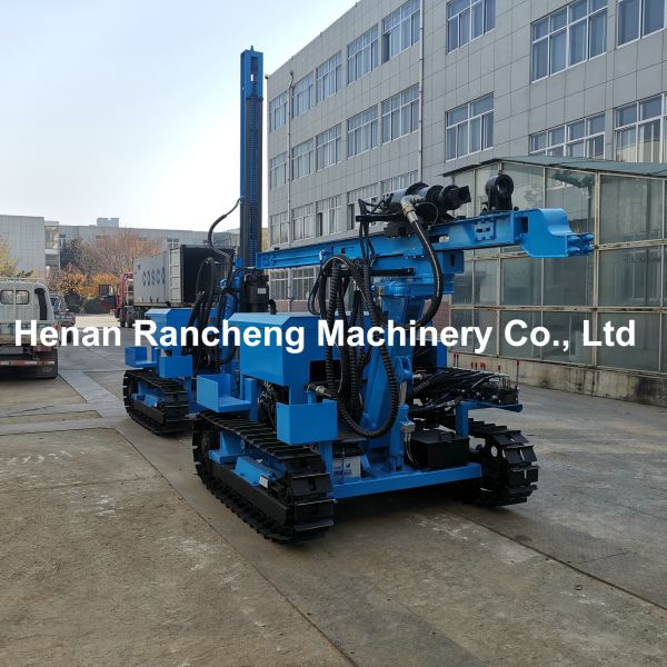 China Drill Depth 40-45m Hydraulic DTH Drilling Rig Both Rotary And Hammer Drilling wholesale