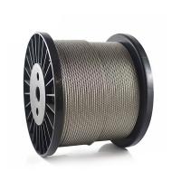 China Heavy Duty Non-Alloy 8.3mm 4x31WS FC Hot-Dipped Galvanized Steel Wire Rope for Cradle on sale