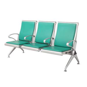 Sillas de acero de cuero verdes de la sala de espera de la silla/del salón del aeropuerto SS201 de la PU