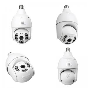 3MP WIFI Lamp Bulb IP Camera Night Vision PTZ Security Camera CCTV Video Surveillance work with Tuya Smart Life