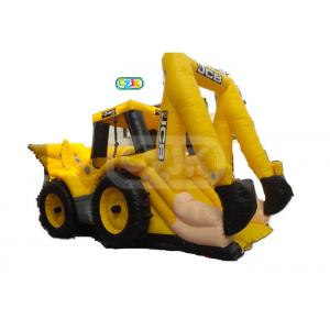 China Construction Digger Truck Bouncer Inflatable Bounce House Customized Size supplier