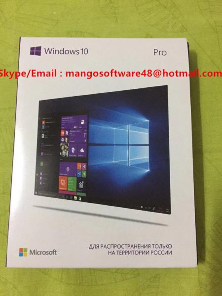 Online Activation Windows 10 Pro Retail Box USB 3.0 Russian Language 32 Bit 64