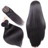 China Silky Straight Remy Indian Human Hair Weave Bundles With Closure wholesale