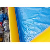 China 0.9mm PVC Tarpaulin Inflatable Swimming Pools , Kids Blow Up Pools on sale