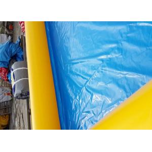 0.9mm PVC Tarpaulin Inflatable Swimming Pools , Kids Blow Up Pools