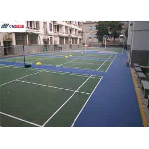 Rubber Outdoor Tennis Court Flooring 1.12MPa No Discoloration