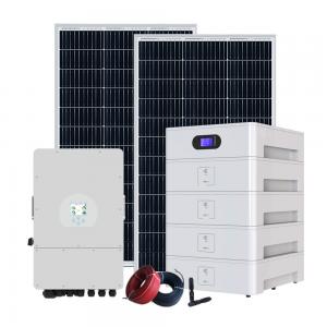 Hybrid Solar Energy Storage System 10KW On Off Grid Solar Power System