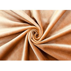 China темнота мягкого микро- лоска ткани бархата 205ГСМ красивого яркая - оранжевый цвет supplier