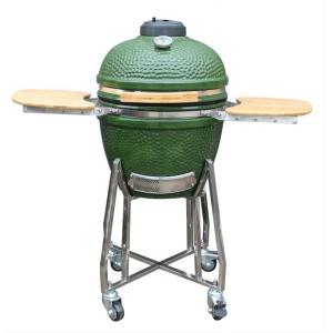 China 48cm 18 Inch Kamado Grill Kitchenware All In One Green Color supplier