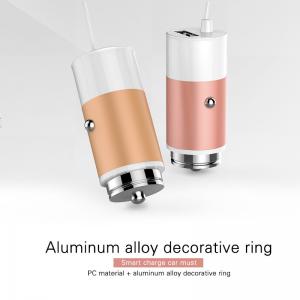 Hot Selling New Aluminium Alloy Dual USB Car Charger for iPhone iPad iPod Camera Car Charger