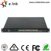 China 24 Port SFP Combo Industrial Ethernet POE Switch Gigabit Poe Web Smart Managed on sale