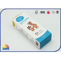 China Cartoon Printing C1S Folding Carton Box For Children Care Products on sale