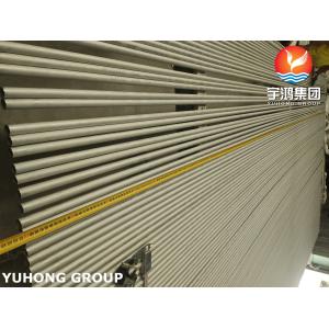 China ASME SA213 TP316L Tubes d'échangeur de chaleur sans soudure en acier inoxydable pour la production d'électricité supplier