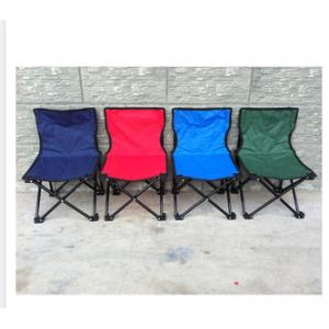 New customed logo promotional fold metal oxford cloth beach chair outdoor advertising gift