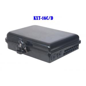 China 24 Core Outdoor Fiber Optic Distribution Box ABS PC Wall Hanging Pole Installation supplier