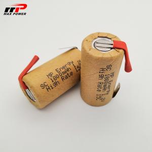 China High Power Nicad Sub C NiCd Rechargeable Batteries 1.2V 1800mAh supplier