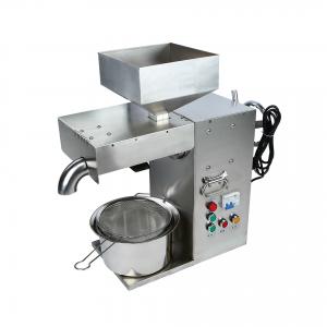 China Hydraulic Homemade Oil Press Machine , Home Olive Press Machine Lightweight supplier