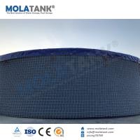 China Molatankの電流を通された鋼鉄網を使用して保有物タンクを繁殖させる携帯用魚の貯蔵所 for sale