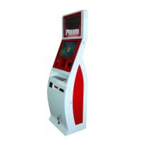 China Floor Standing Dual Display Self Service Check In Kiosk For Airport / Hotel Checkin on sale