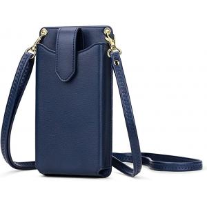 Small Cellphone Crossbody Wallet Synthetic Leather Material Cellphone Holder