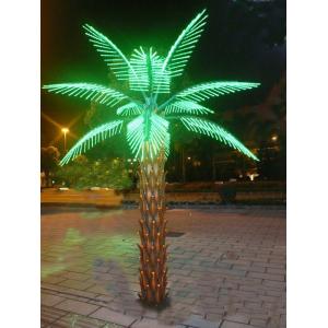 A promoção 2016 China feita conduziu a árvore de coco artificial, decoração conduzida exterior da luz da palmeira